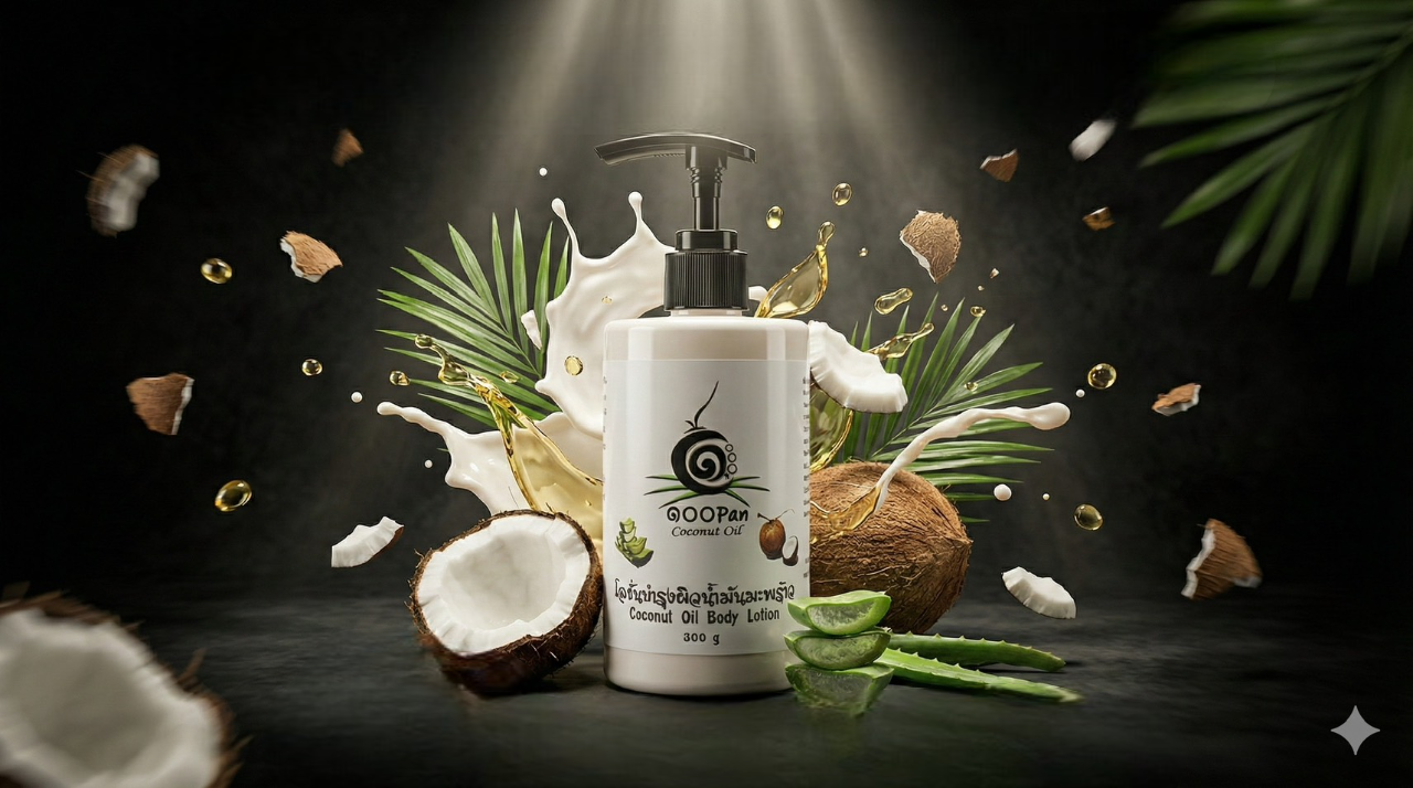 โลชั่นบำรุงผิวน้ำมันมะพร้าว