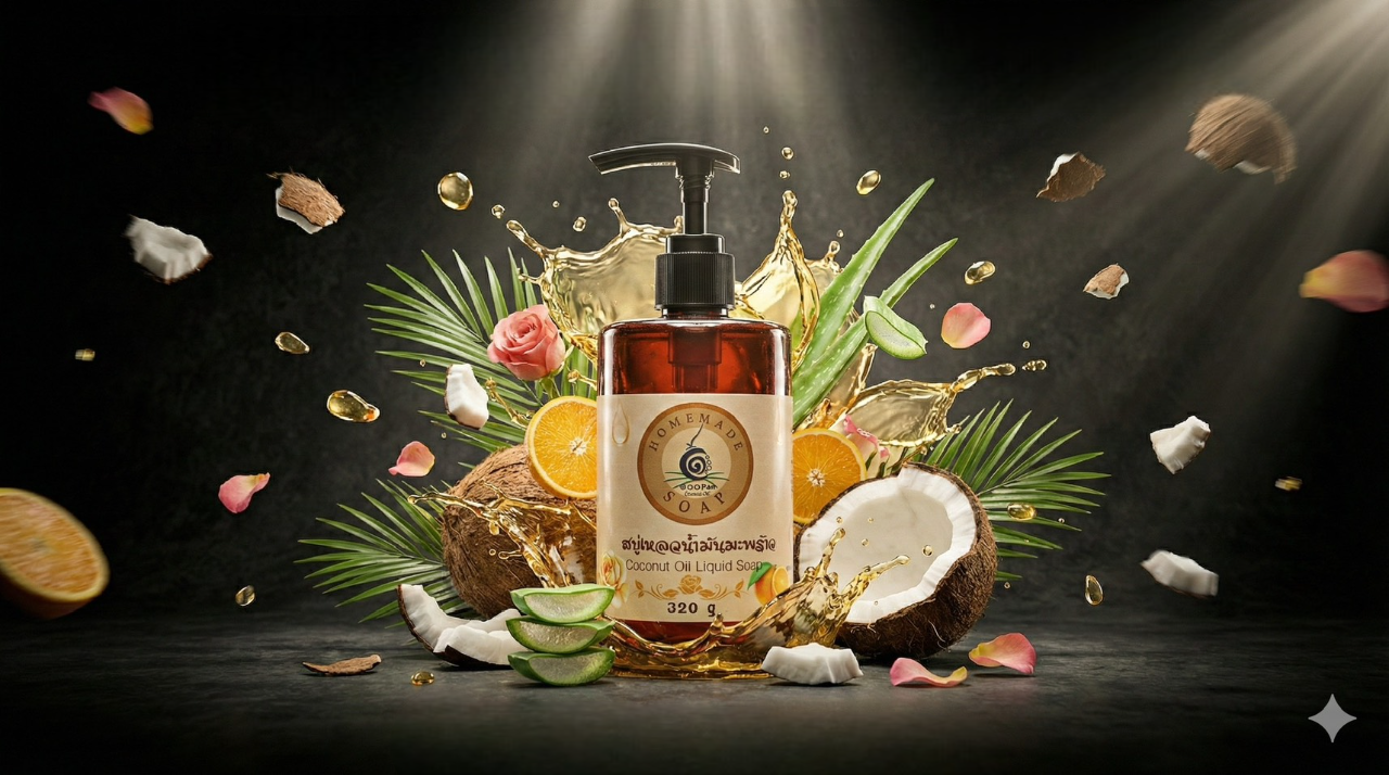 สบู่เหลวน้ำมันมะพร้าว
