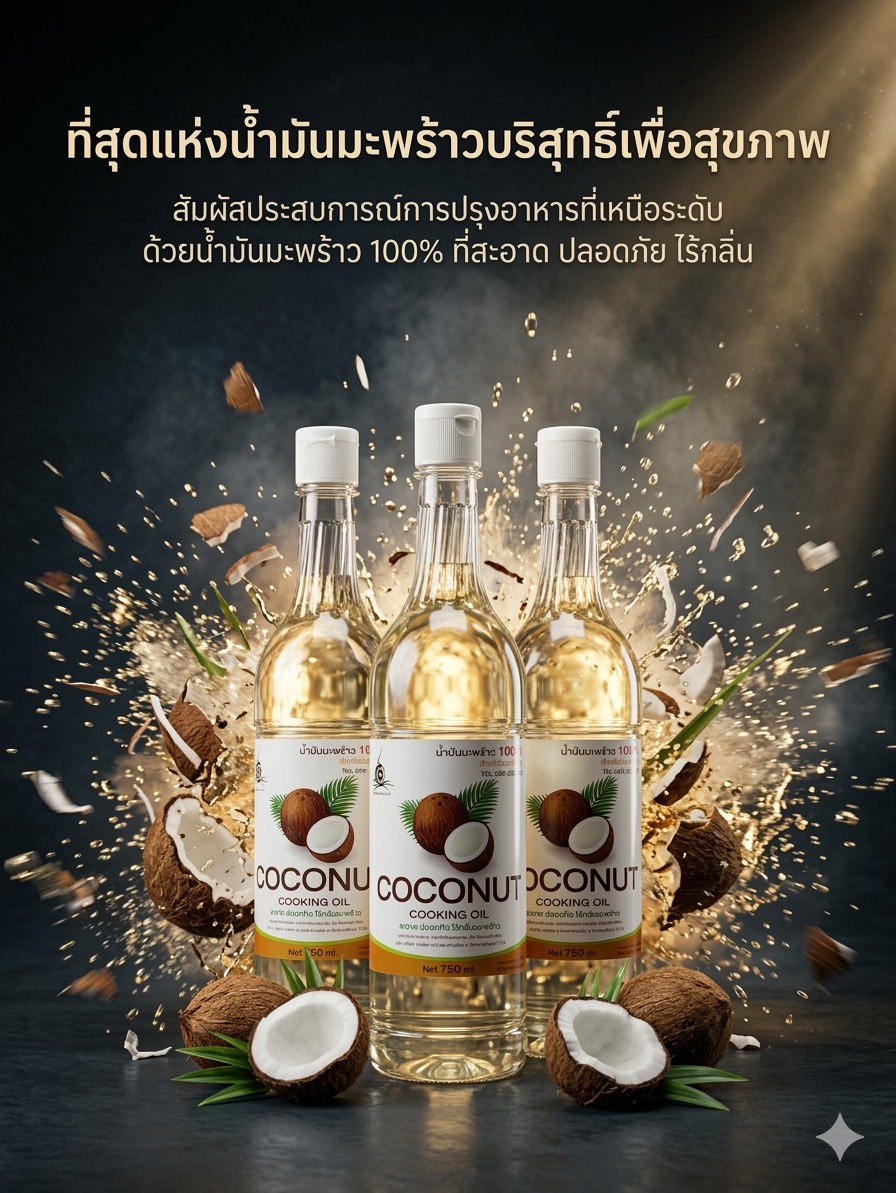 น้ำมันมะพร้าวสำหรับปรุงอาหาร