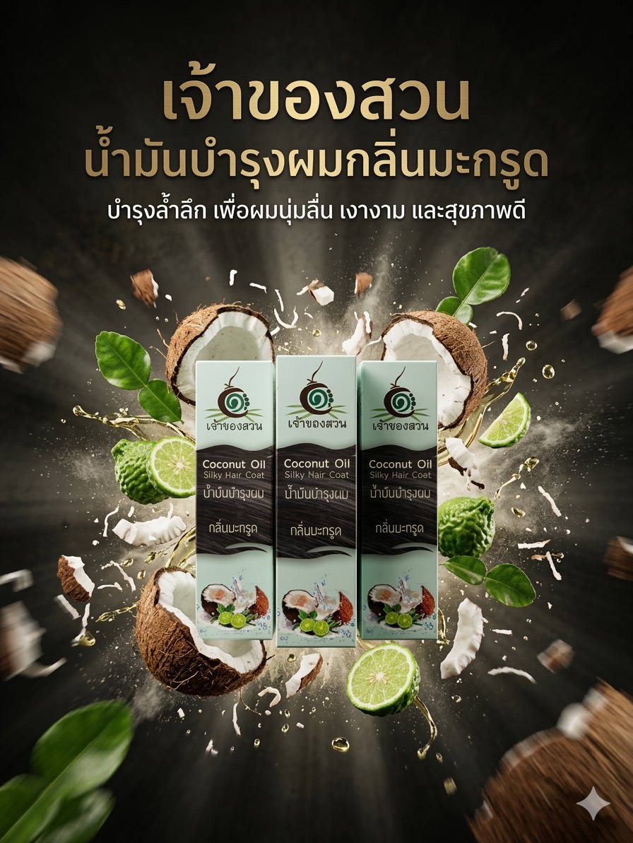 น้ำมันบำรุงผมกลิ่นมะกรูด